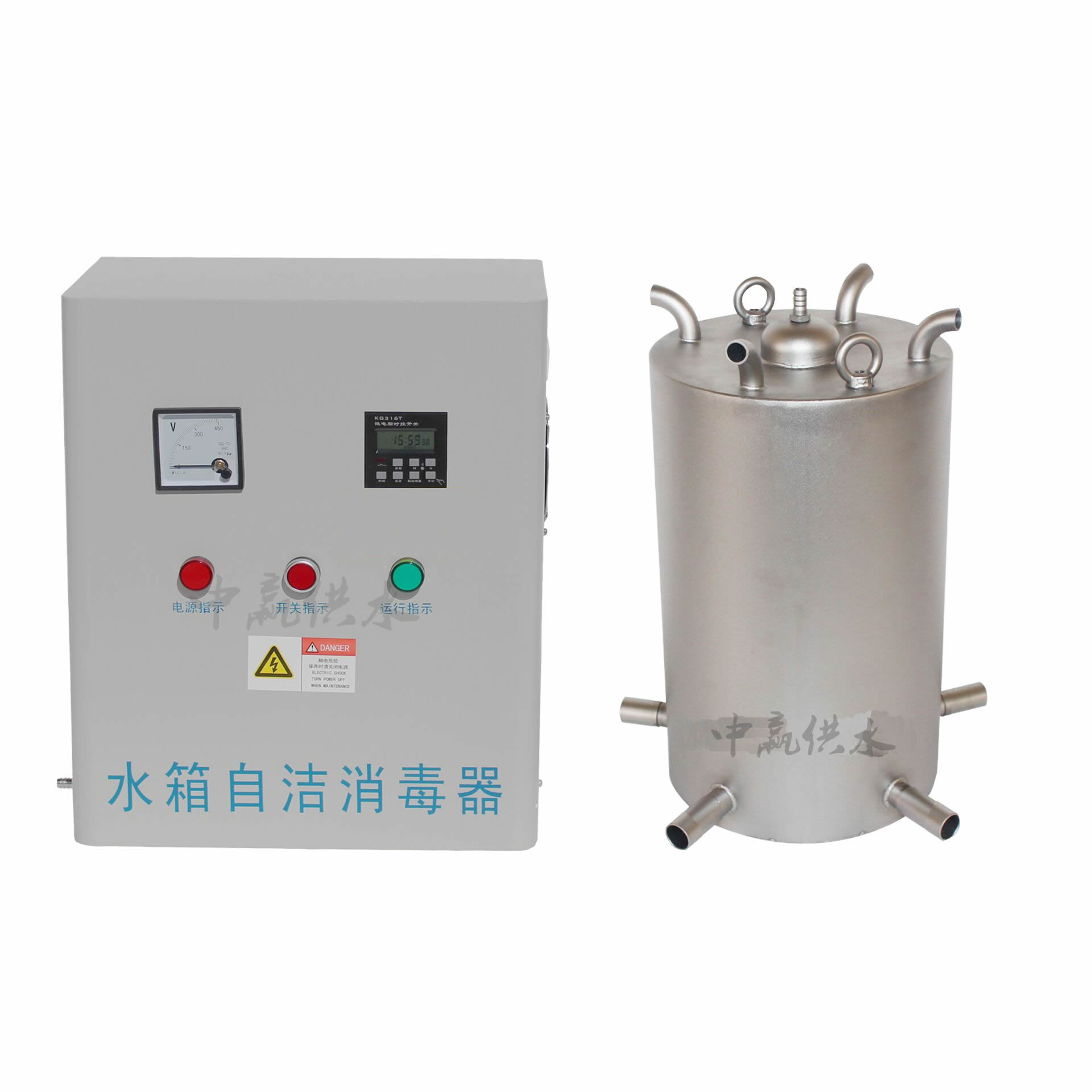 Water self cleaning sterilizer